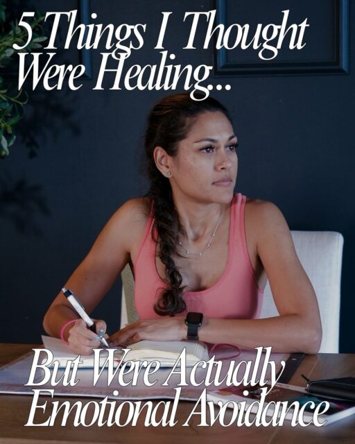 Sometimes what we call healing is actually emotional avoidance…

A new haircut instead of a hard conversation.
Productivity instead of processing.
Inspirational quotes instead of sitting with grief.

The shift happens when we stop performing “fine” and start getting honest with ourselves.

That’s the work we’re doing inside the 40 Day Reset.

Save this for the days when avoidance starts to feel familiar again ❤️‍🩹